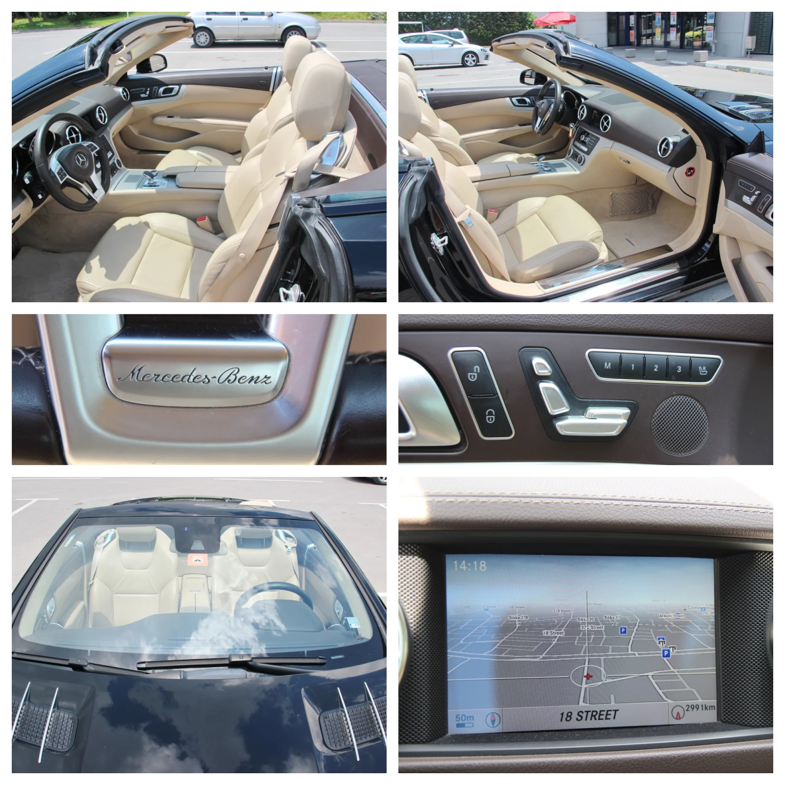Mercedes-Benz SL 350   CABRIO  EURO 5  , снимка 14 - Автомобили и джипове - 55413094