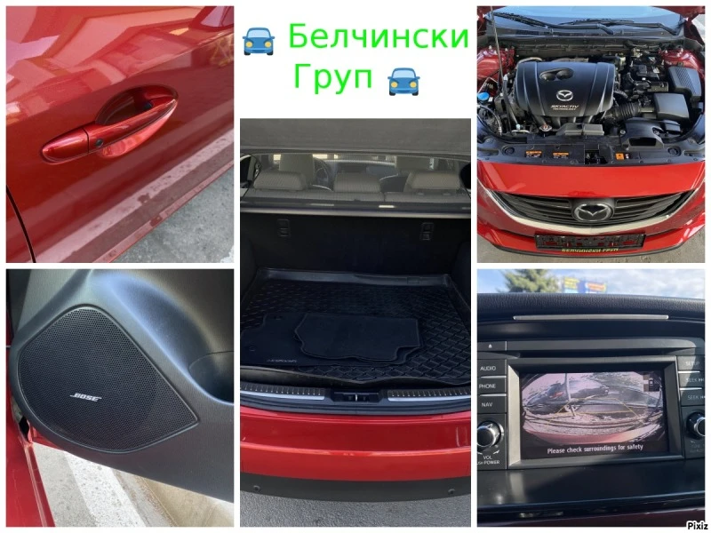 Mazda 6 2.5i/FULL/ЛЮК/КОЖА/ПОДГРЕВ, снимка 17 - Автомобили и джипове - 45407332