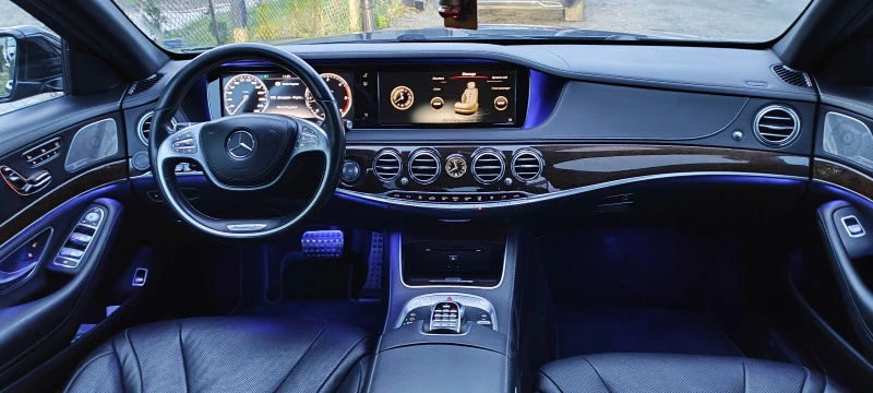 Mercedes-Benz S 350 Поръчкова - 3хТВ, масажи х4, 360 камери, ТОП, снимка 10 - Автомобили и джипове - 47046273