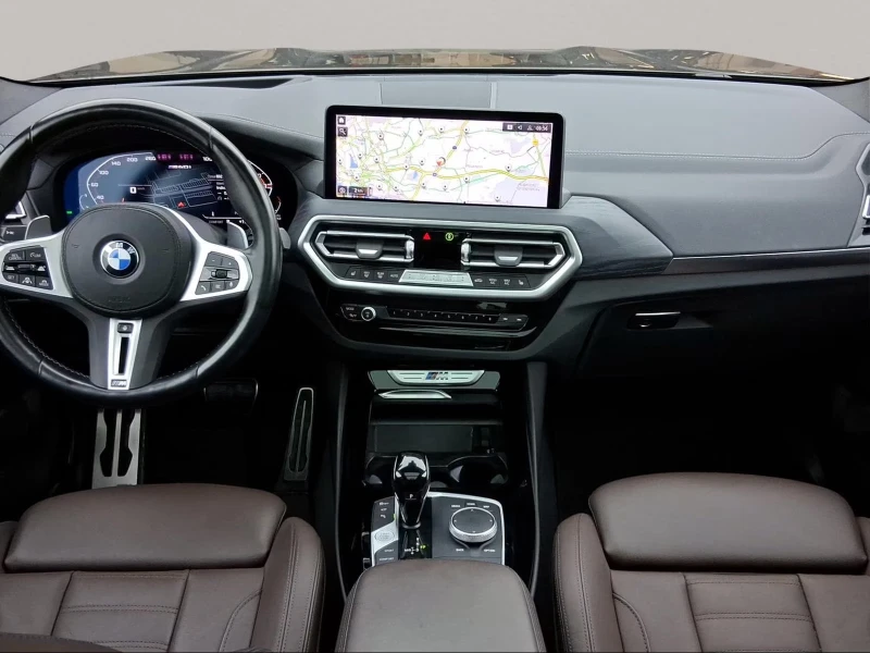 BMW X3 M40i/360HP/DRIVE.ASS-PRO/H&K/HUD/MEMO/LASER/939f, снимка 12 - Автомобили и джипове - 52490777