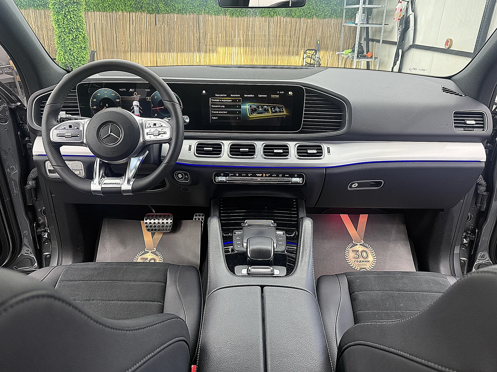 Mercedes-Benz GLE 400 AMG-line/KeylessGo/ 360-kamera/9gt/СОБСТВЕН ЛИЗИНГ, снимка 14 - Автомобили и джипове - 54590854