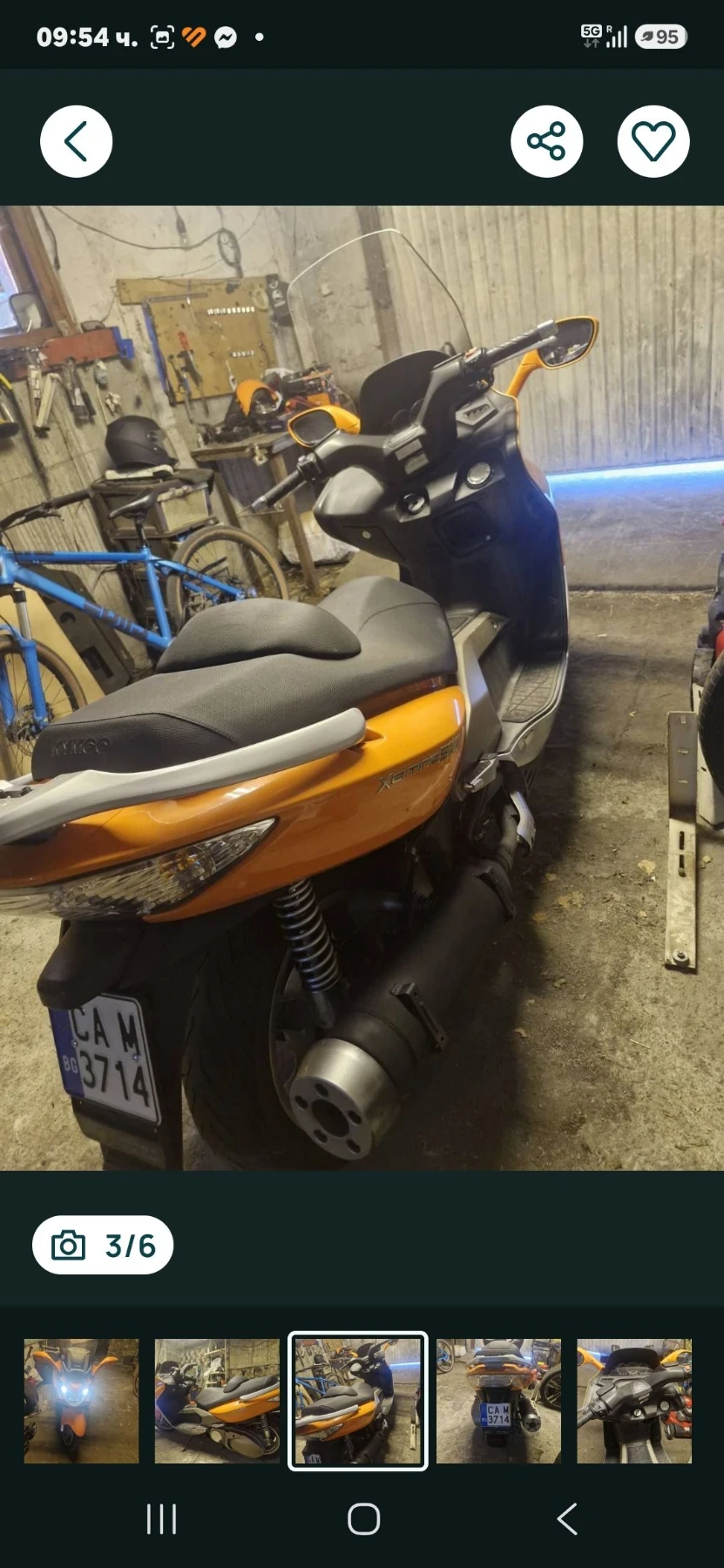 Kymco Xciting 500i, снимка 3 - Мотоциклети и мототехника - 56642632