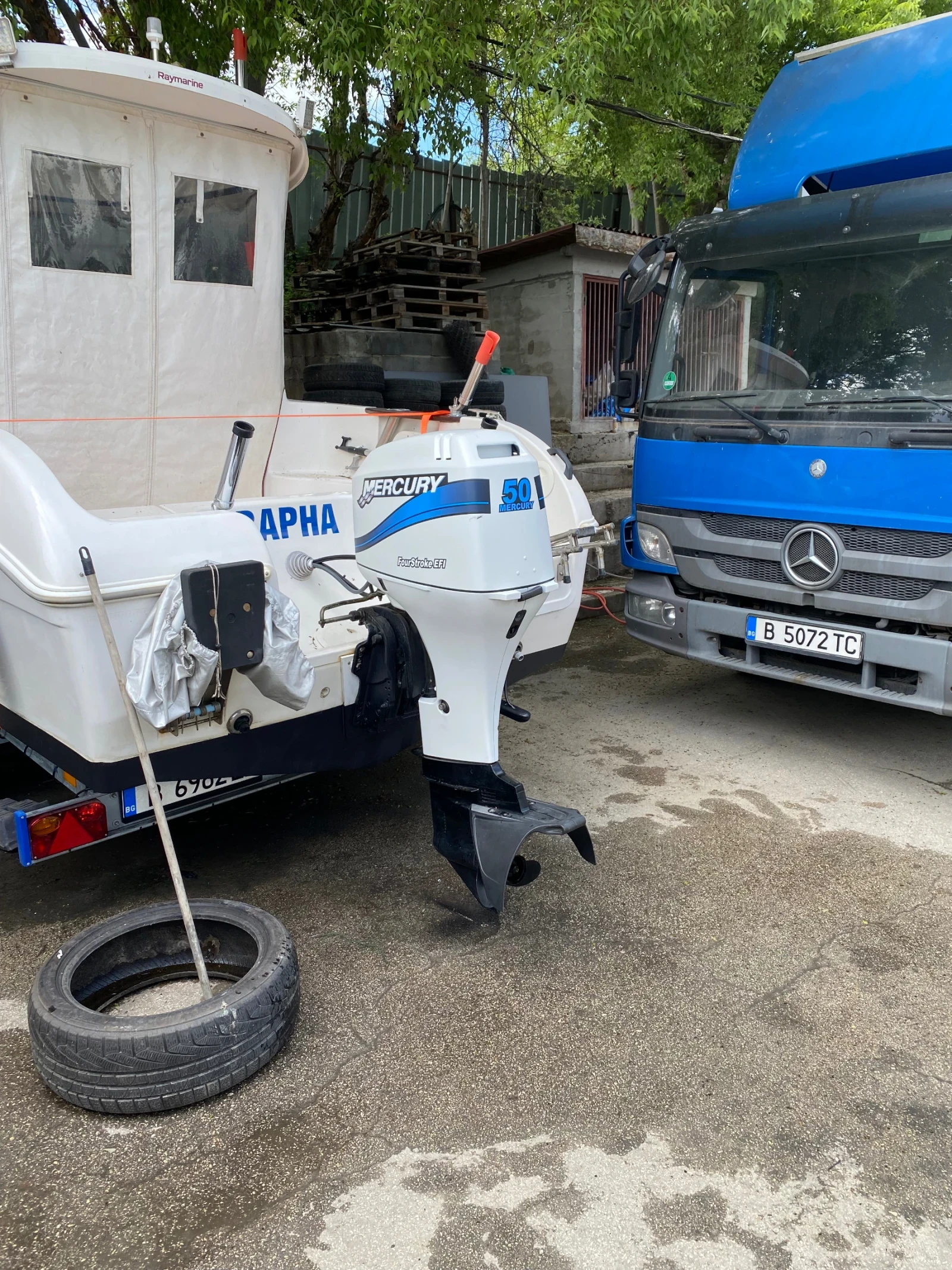 Лодка Quicksilver Flamingo 530, снимка 14 - Воден транспорт - 56337616