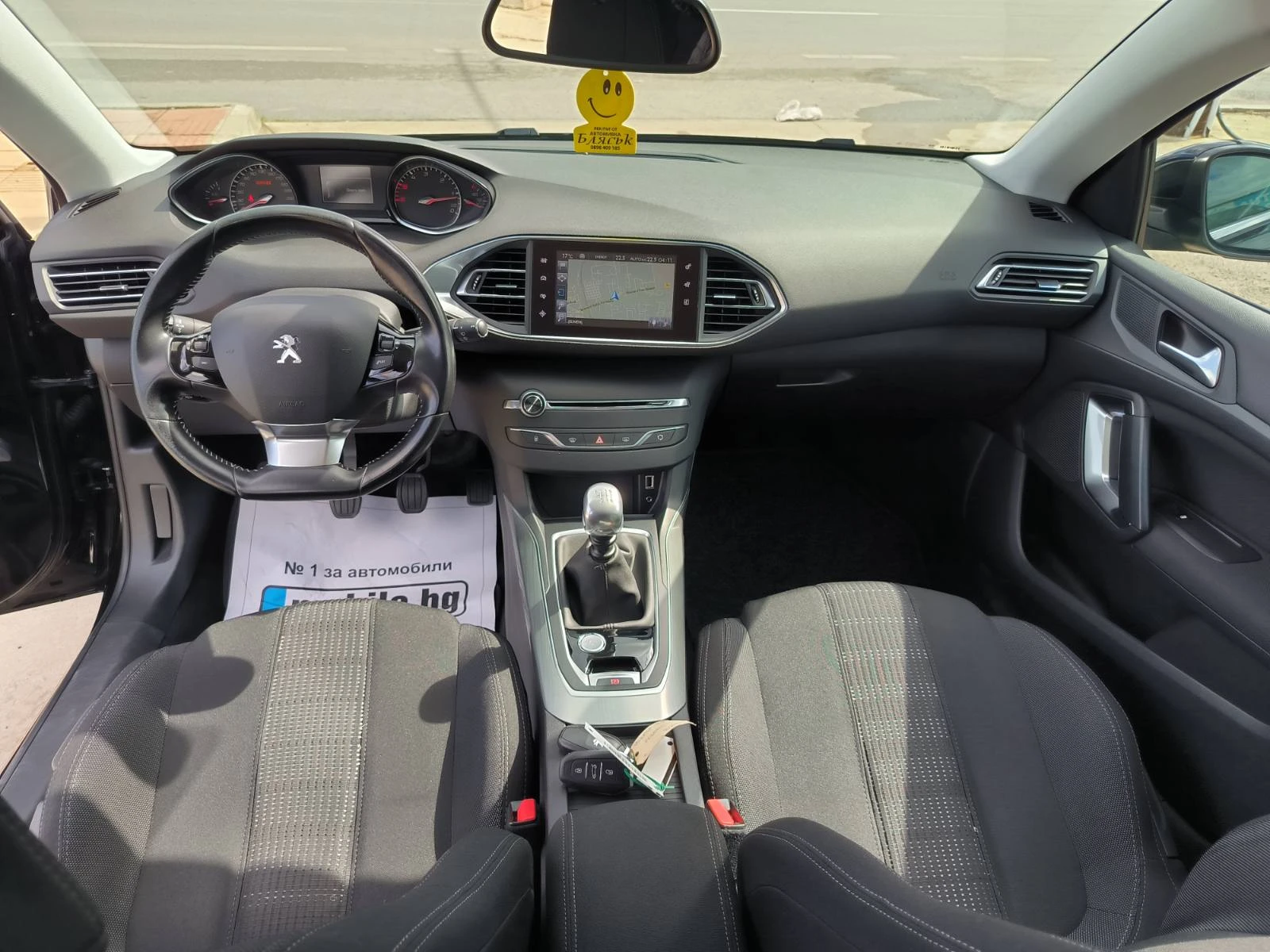 Peugeot 308 1.6d-6sk-Navi-Euro-6B-Keyless, снимка 14 - Автомобили и джипове - 54087965