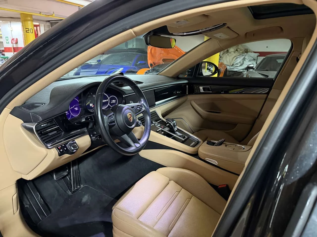 Porsche Panamera * 4 E Hybrid * ОБДУХВАНЕ/ПАНОРАМА/ПОДГРЕВ/360, снимка 11 - Автомобили и джипове - 54433487