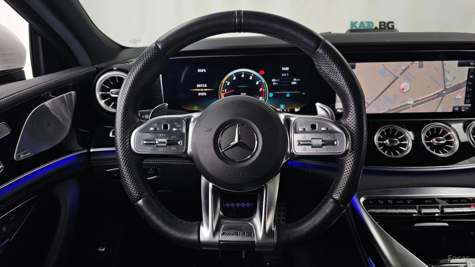 Mercedes-Benz AMG GT 43* 4MATIC+ * DISTRONIC* 360* ОБДУХВАНЕ* HUD* , снимка 6 - Автомобили и джипове - 55089847