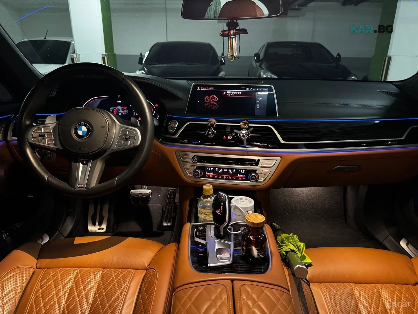 BMW 740 i / M PKG / LASER / BOWERS / ОБДУХ / ПОДГРЕВИ, снимка 7 - Автомобили и джипове - 55265098