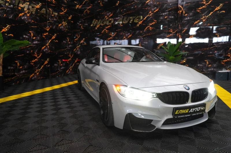 BMW M4 CABRIO CARBON РЯДКА КОЖА H&K ЛИЗИНГ 100%, снимка 5 - Автомобили и джипове - 53004620