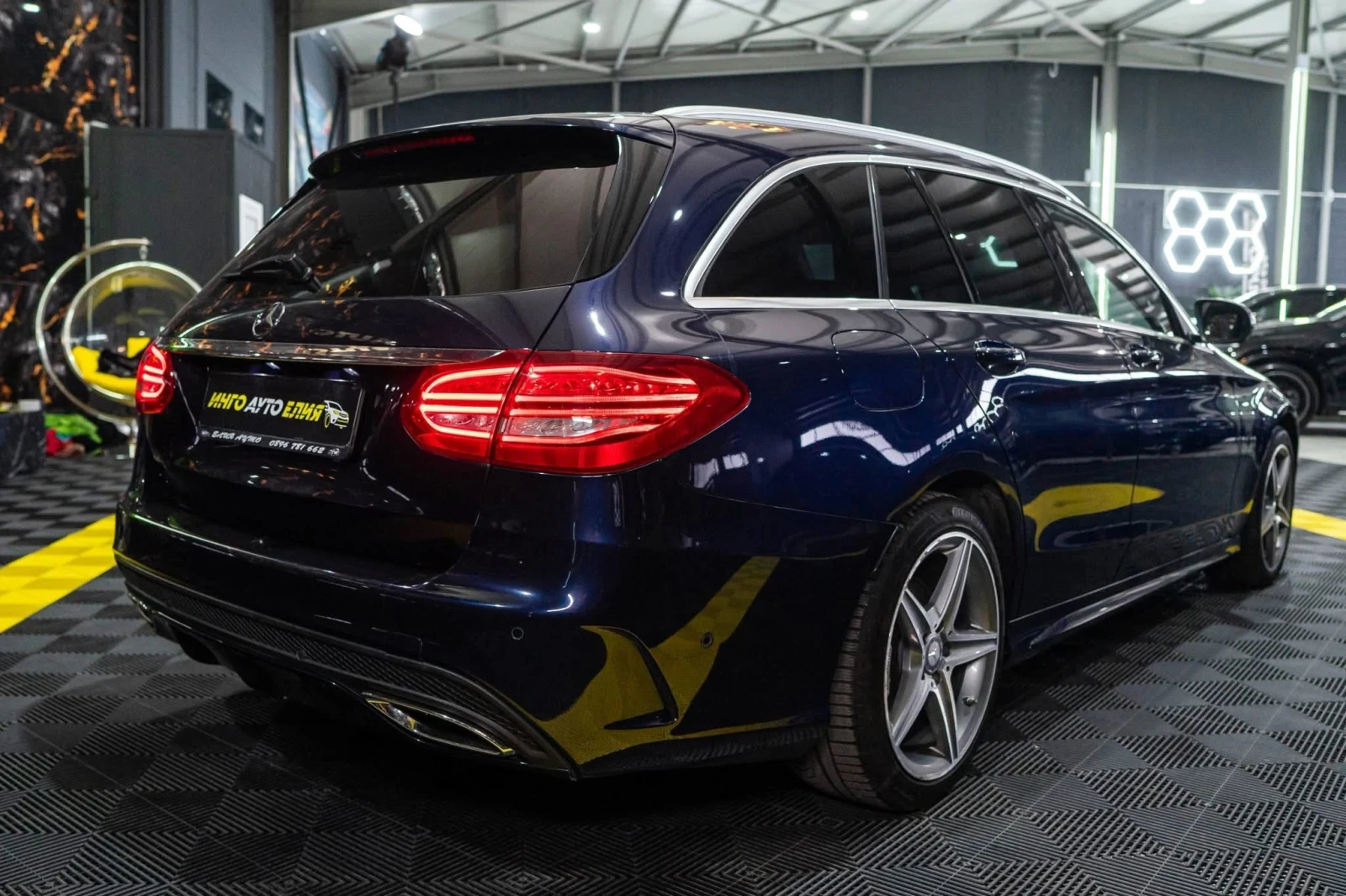 Mercedes-Benz C 250 D FULL AMG LINE LED NAVI BURM ������ 100% | Mobile.bg � ����������� 9