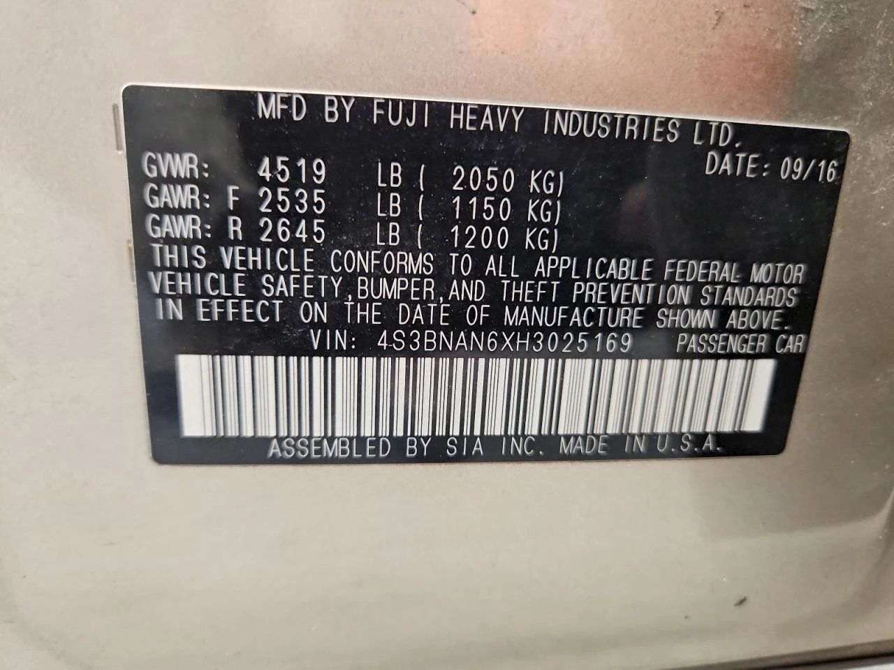 Subaru Legacy 2.5l 2.5I Limited, снимка 12 - Автомобили и джипове - 56145238
