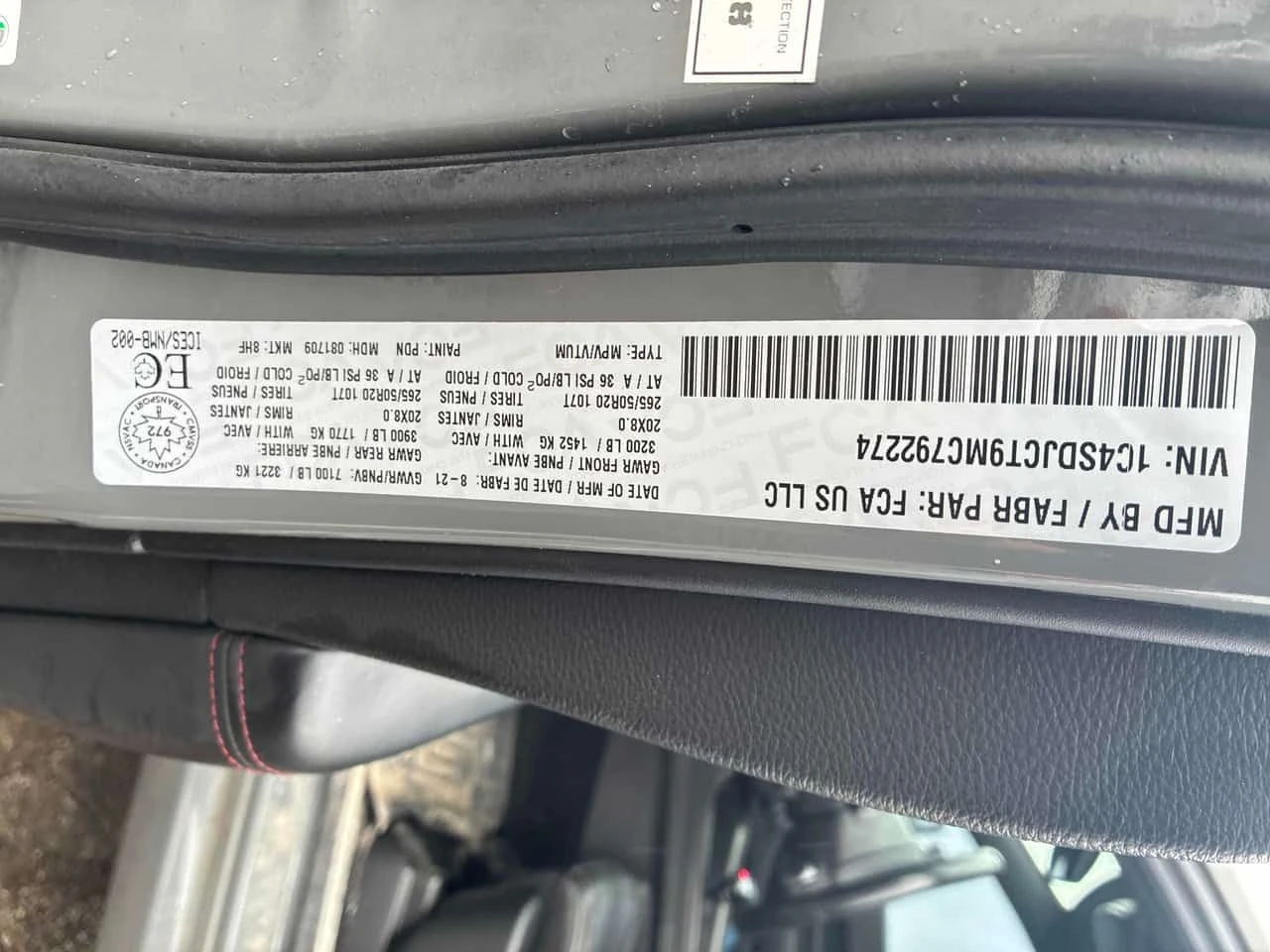 Dodge Durango R/T AWD  CARFAX, снимка 14 - Автомобили и джипове - 53733877