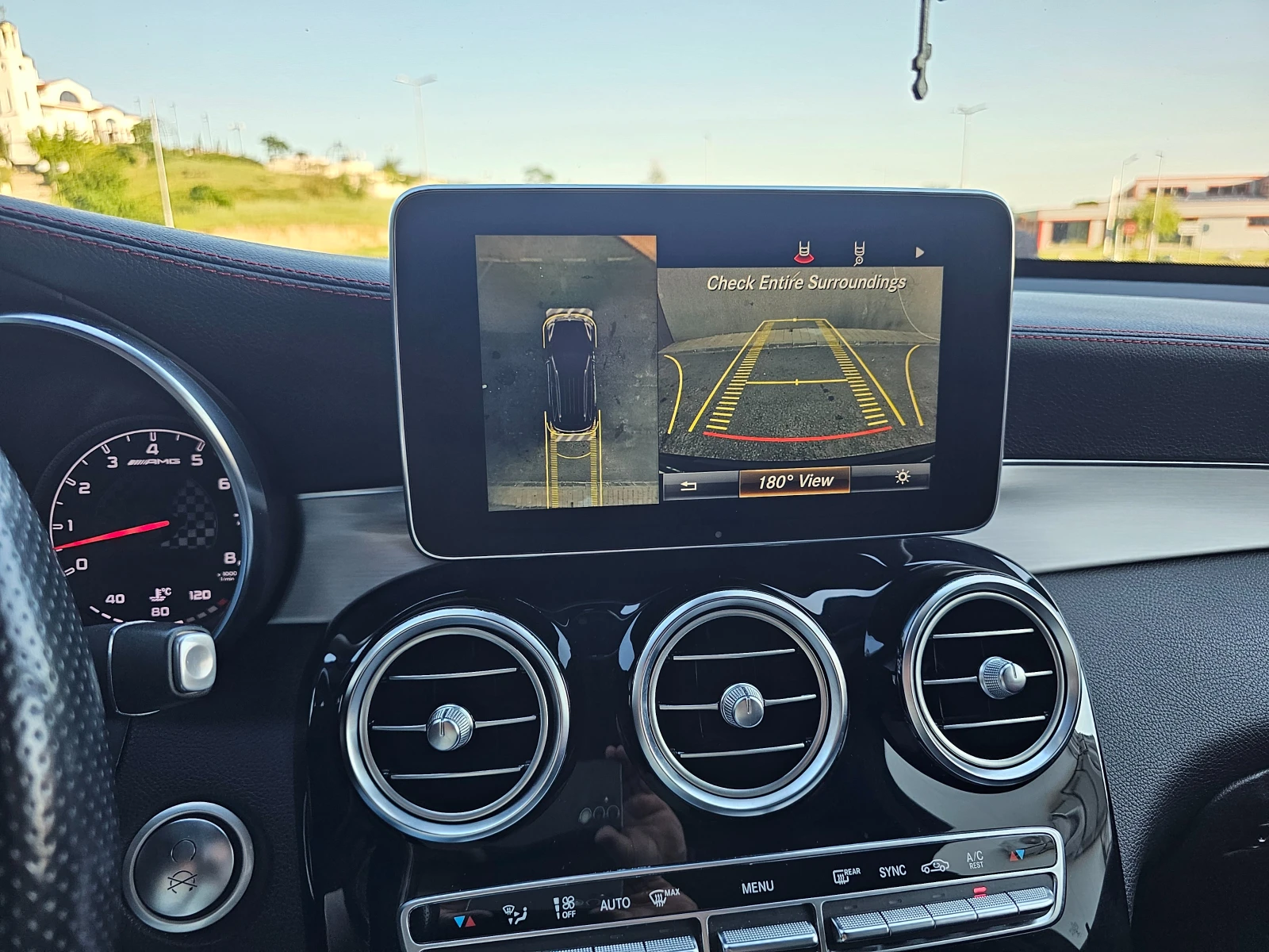 Mercedes-Benz GLC 43 AMG 360 CAMERA/AIRMAT/9G TRONIC/ПОДГРЕВ/AMBIENT, снимка 15 - Автомобили и джипове - 54878387