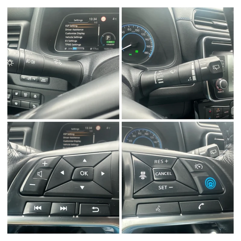 Nissan Leaf  40kw* REALNI KM* FULL* , снимка 14 - Автомобили и джипове - 52694644