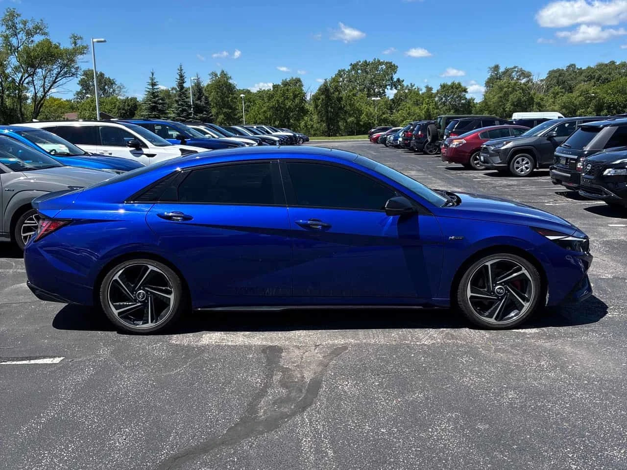 Hyundai Elantra * N Line * CARFAX * БЕЗ ПЪРВОНАЧАЛНА ВНОСКА, снимка 3 - Автомобили и джипове - 54891198