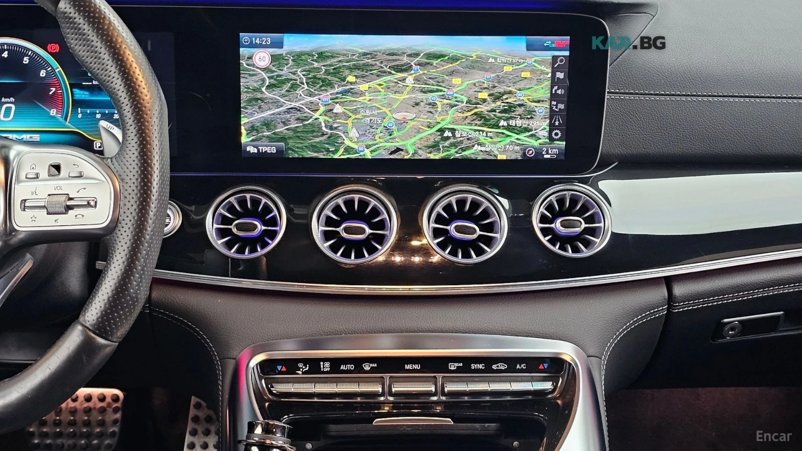 Mercedes-Benz AMG GT 43 4MATIC+ * HUD* 360* КОЖА* ОБДУХ* НАВИ* ПАНО, снимка 12 - Автомобили и джипове - 55801467