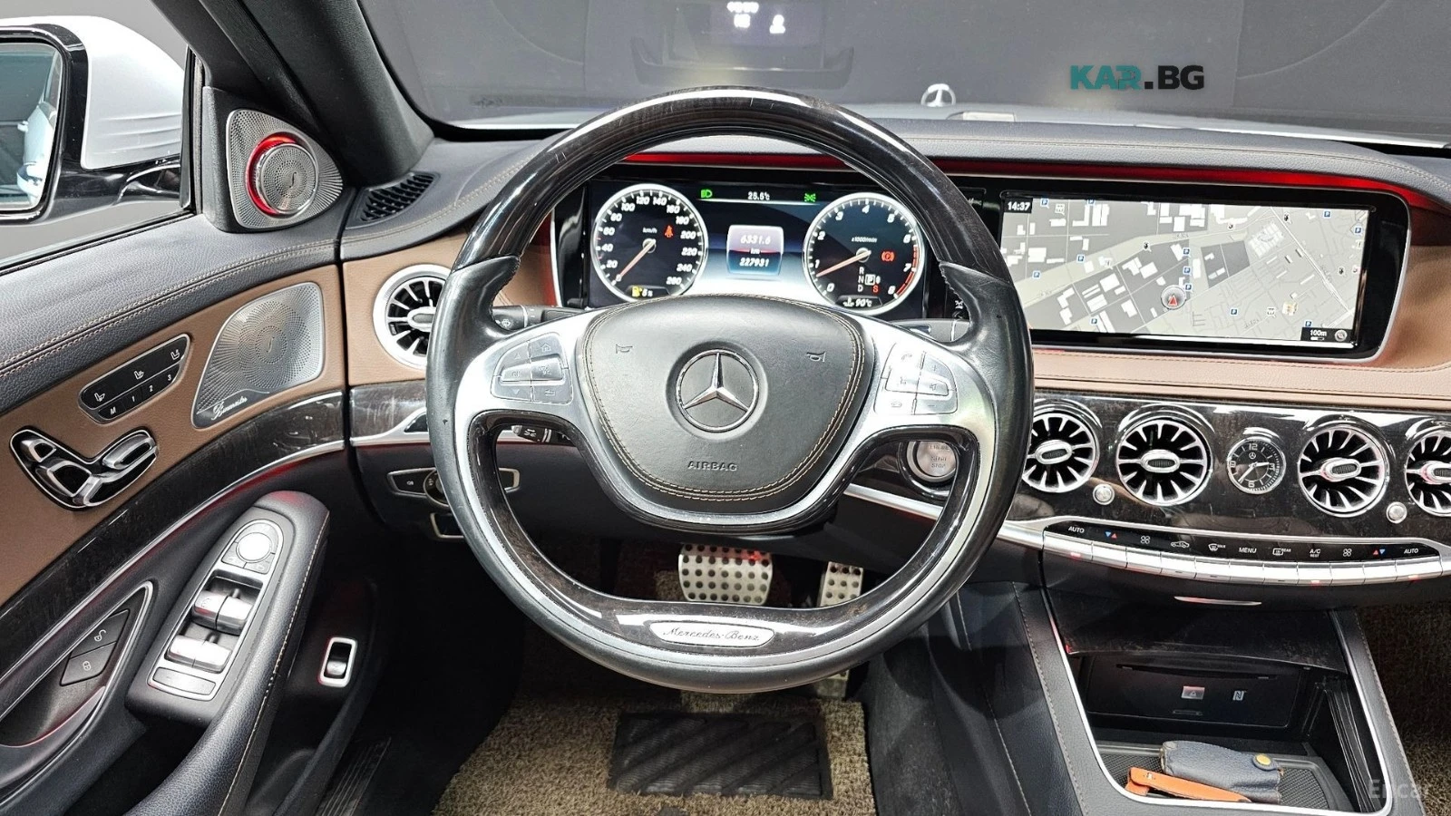 Mercedes-Benz S 400 LONG* 4MATIC* BURM* PANO* ��������* 360* HUD | Mobile.bg � ����������� 13