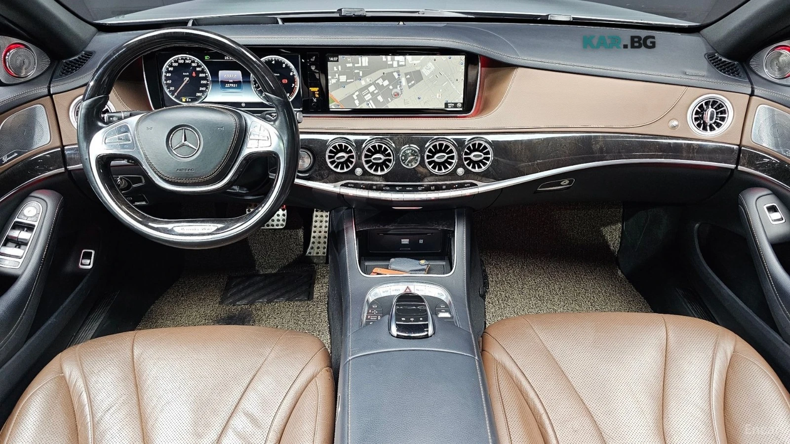 Mercedes-Benz S 400 LONG* 4MATIC* BURM* PANO* ��������* 360* HUD | Mobile.bg � ����������� 7
