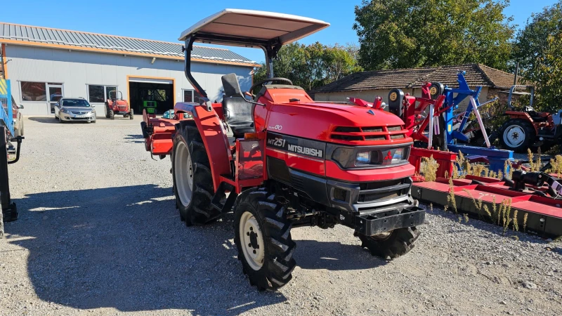 Трактор Mitsubishi MT251 с фреза, 25 кс, 4x4, АграБГ Джолев, снимка 7 - Селскостопанска техника - 5227534