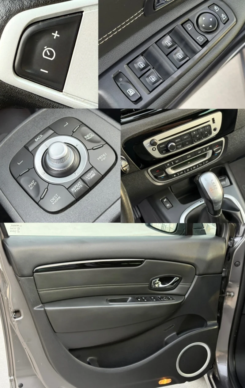 Renault Scenic 1.5DCI* 2014г* АВТОМАТИК* НОВ* КОЖА* НАВИ* , снимка 12 - Автомобили и джипове - 52656914