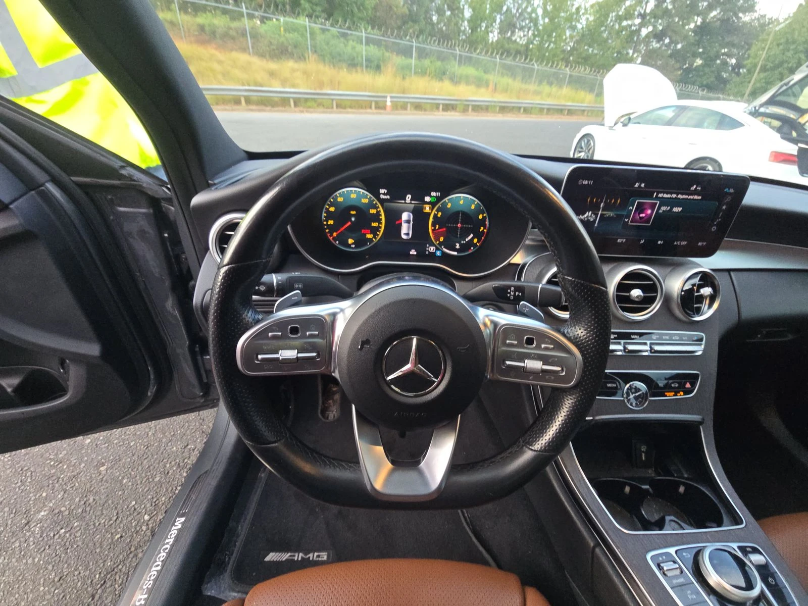 Mercedes-Benz C 300 AMG, Burmester, LED, 360* , Park assisst, Highbeam | Mobile.bg   11