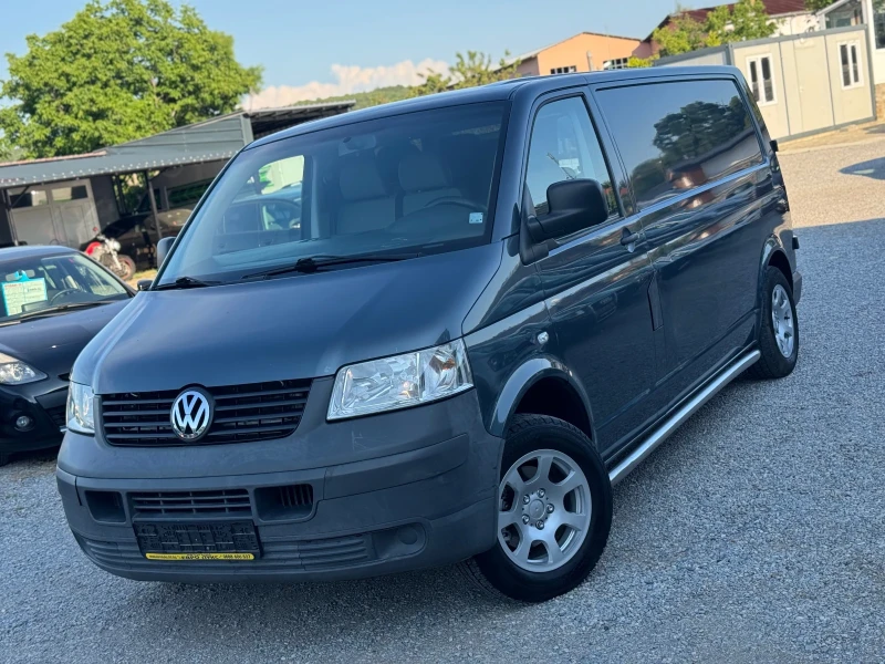 VW T5 2.5TDI 131кс КЛИМАТИК 3-места ДЪЛГА-БАЗА, снимка 3 - Бусове и автобуси - 50530669