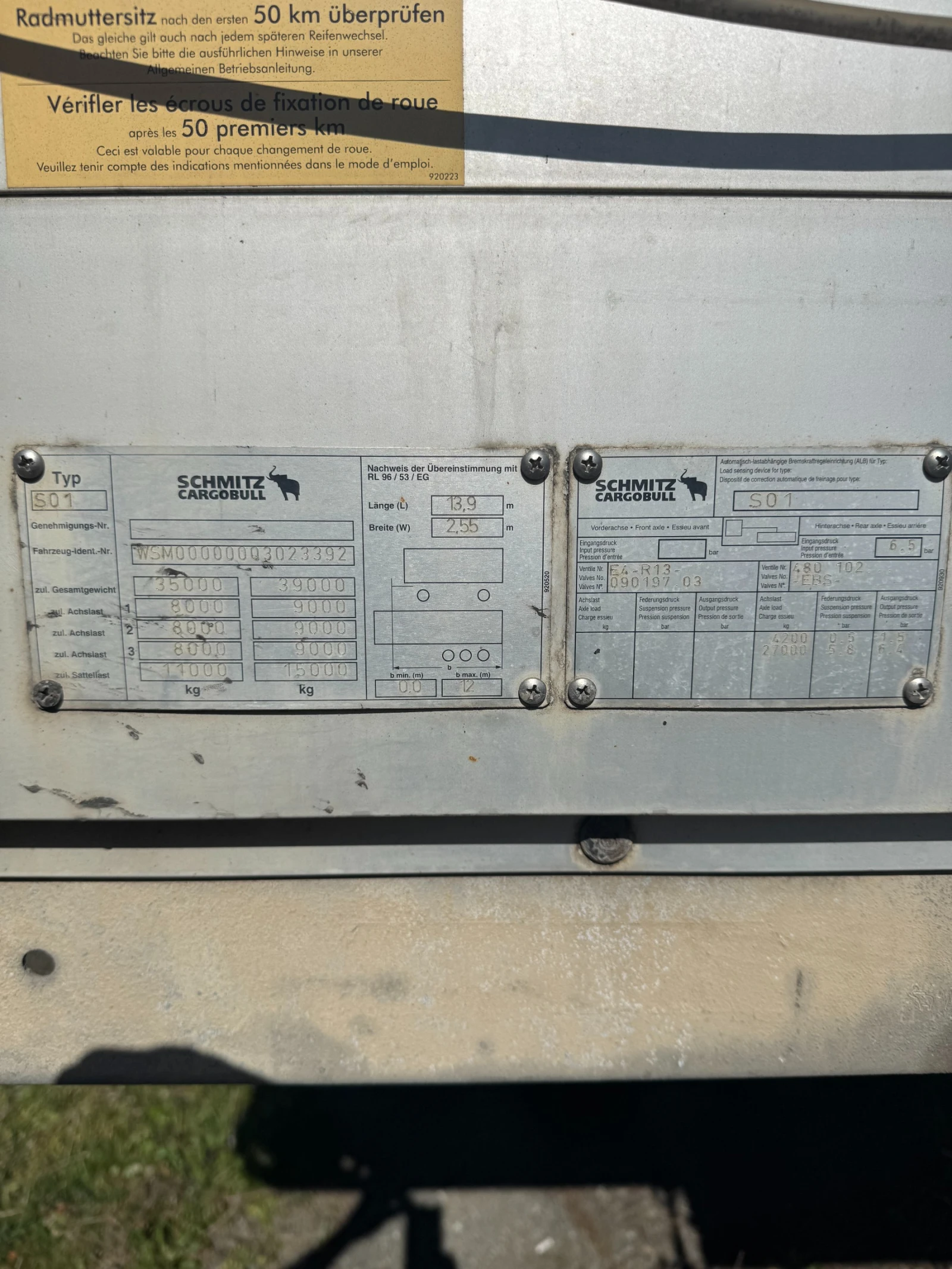 Полуремарке Schmitz SPR-24 НА КАПАЦИ, снимка 6 - Ремаркета - 53827630