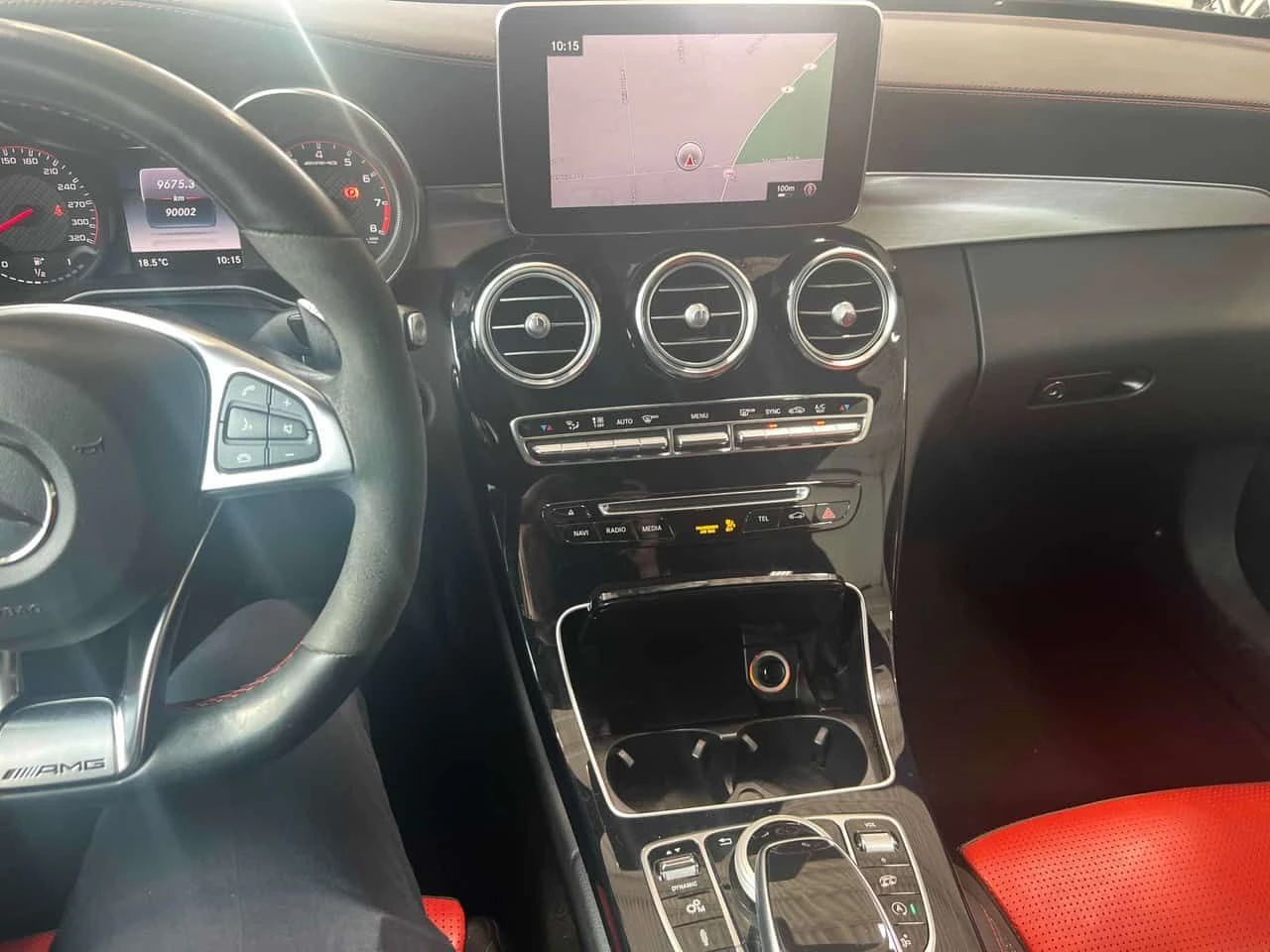 Mercedes-Benz C 63 AMG * S * АВТОКРЕДИТ БЕЗ ПЪРВОНАЧАЛНА ВНОСКА * , снимка 9 - Автомобили и джипове - 54554871