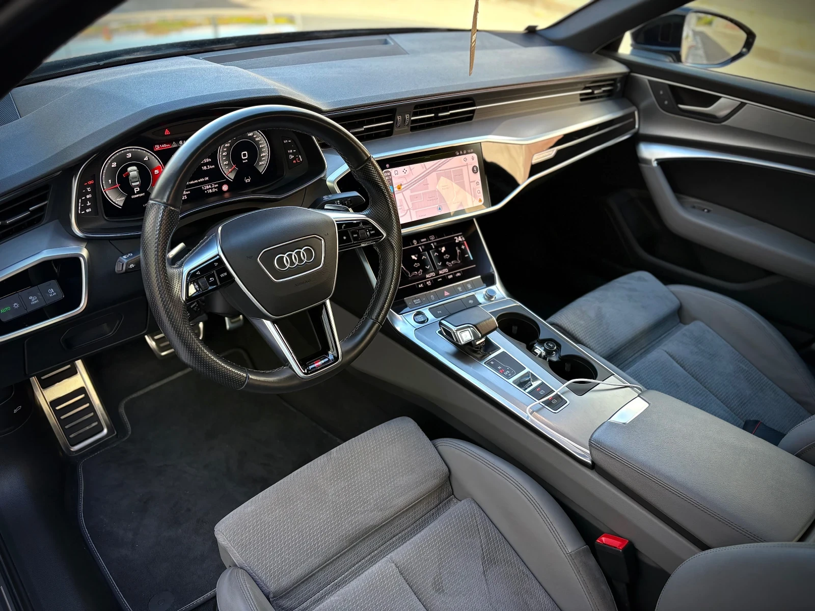 Audi A6 50TDI * S-LINE * MATRIX * VIRTUAL COCKPIT * ВЪЗДУХ, снимка 6 - Автомобили и джипове - 56737411