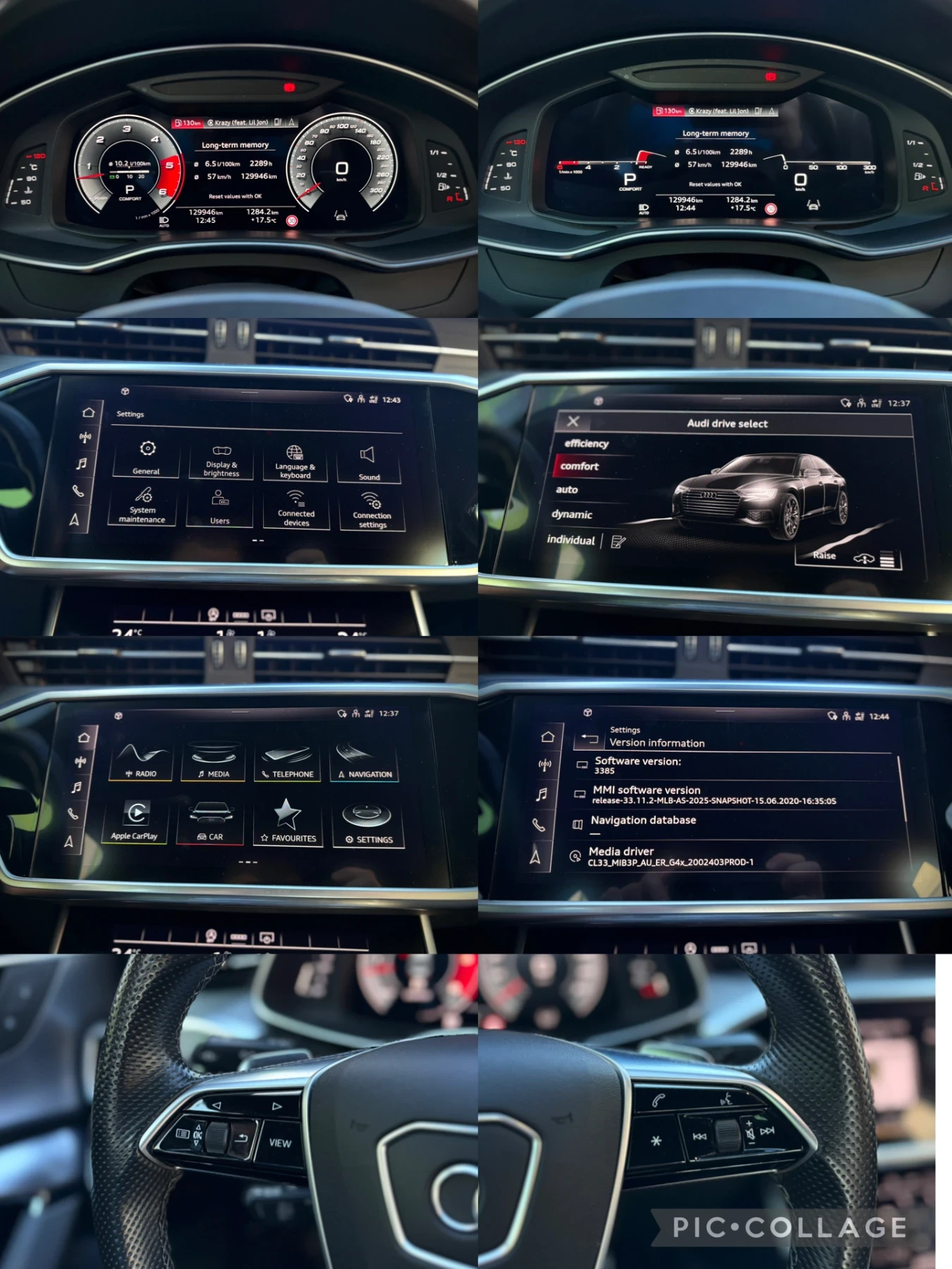 Audi A6 50TDI * S-LINE * MATRIX * VIRTUAL COCKPIT * ВЪЗДУХ, снимка 16 - Автомобили и джипове - 56737411