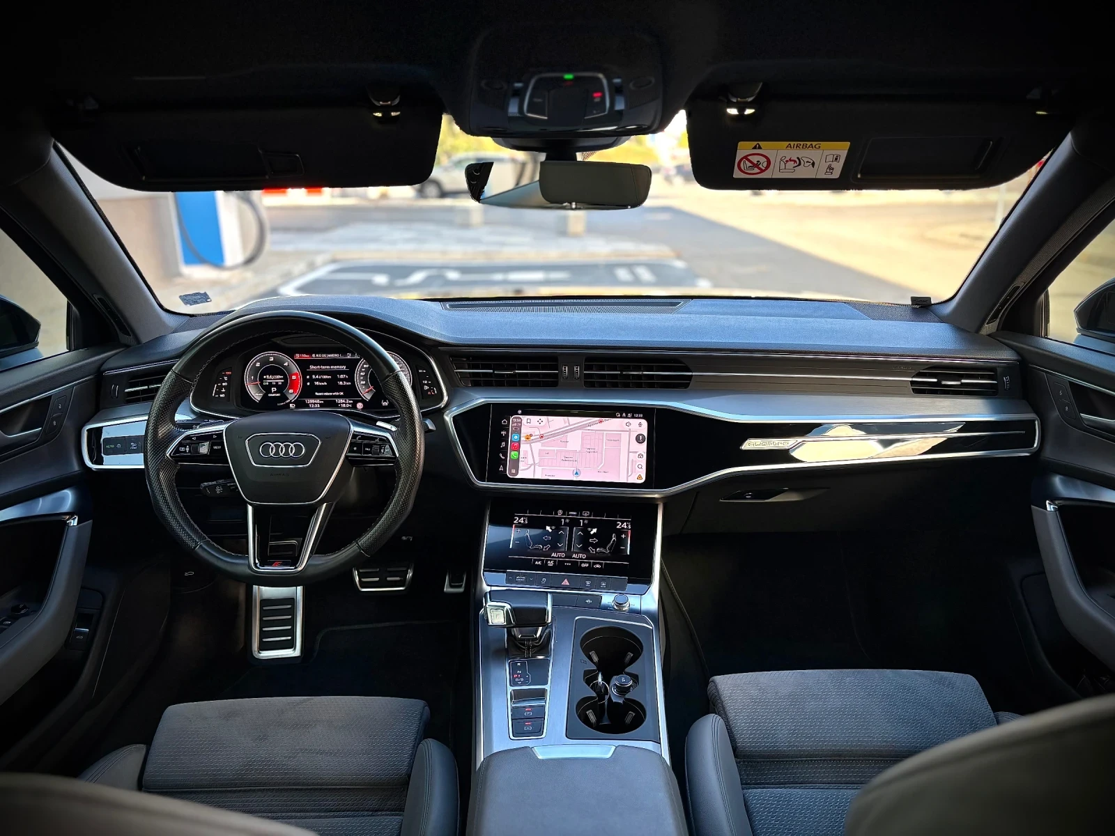 Audi A6 50TDI * S-LINE * MATRIX * VIRTUAL COCKPIT * ВЪЗДУХ, снимка 13 - Автомобили и джипове - 56737411