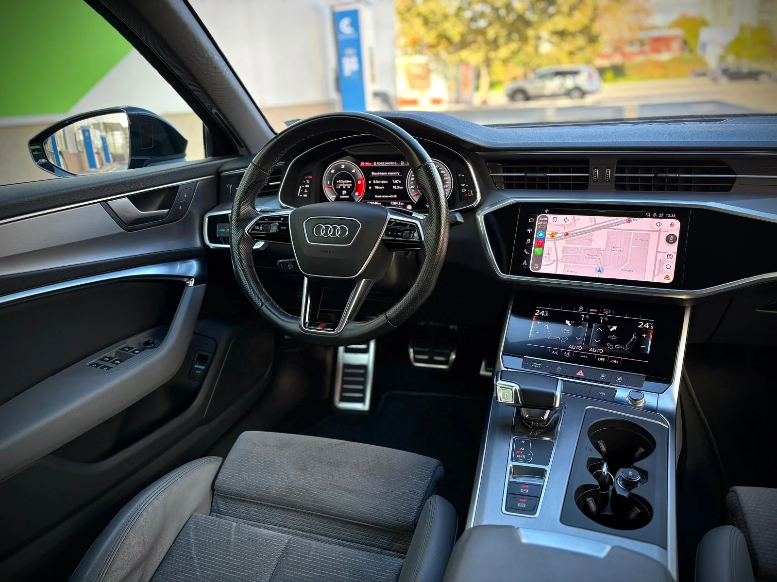 Audi A6 50TDI * S-LINE * MATRIX * VIRTUAL COCKPIT * ВЪЗДУХ, снимка 14 - Автомобили и джипове - 56737411