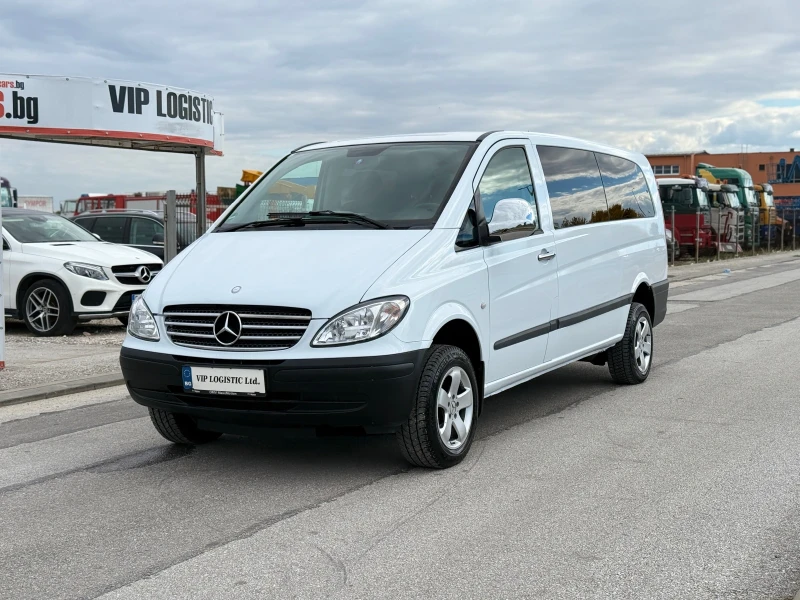 Mercedes-Benz Vito 130ps* 4X4* АВТОМАТ* НАВИ* 219.000км* LONG* ТЕГЛИЧ, снимка 2 - Бусове и автобуси - 52028073