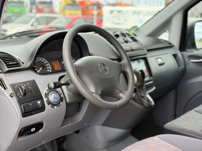 Mercedes-Benz Vito 130ps* 4X4* АВТОМАТ* НАВИ* 219.000км* LONG* ТЕГЛИЧ, снимка 7 - Бусове и автобуси - 52028073