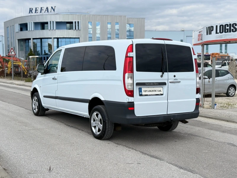 Mercedes-Benz Vito 130ps* 4X4* АВТОМАТ* НАВИ* 219.000км* LONG* ТЕГЛИЧ, снимка 4 - Бусове и автобуси - 52028073