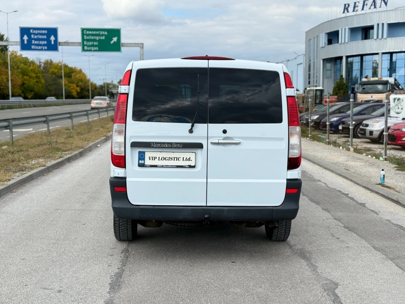 Mercedes-Benz Vito 130ps* 4X4* АВТОМАТ* НАВИ* 219.000км* LONG* ТЕГЛИЧ, снимка 5 - Бусове и автобуси - 52028073