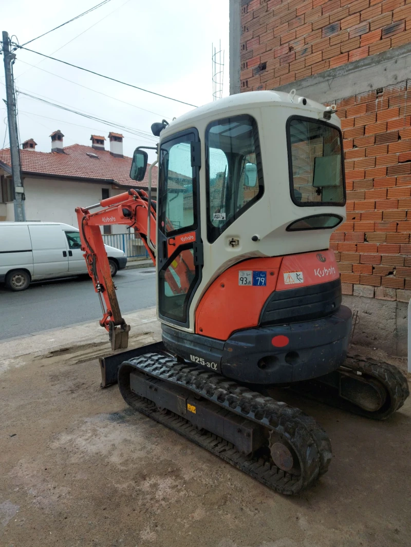 Багер Kubota U25-3a, снимка 3 - Индустриална техника - 47287129