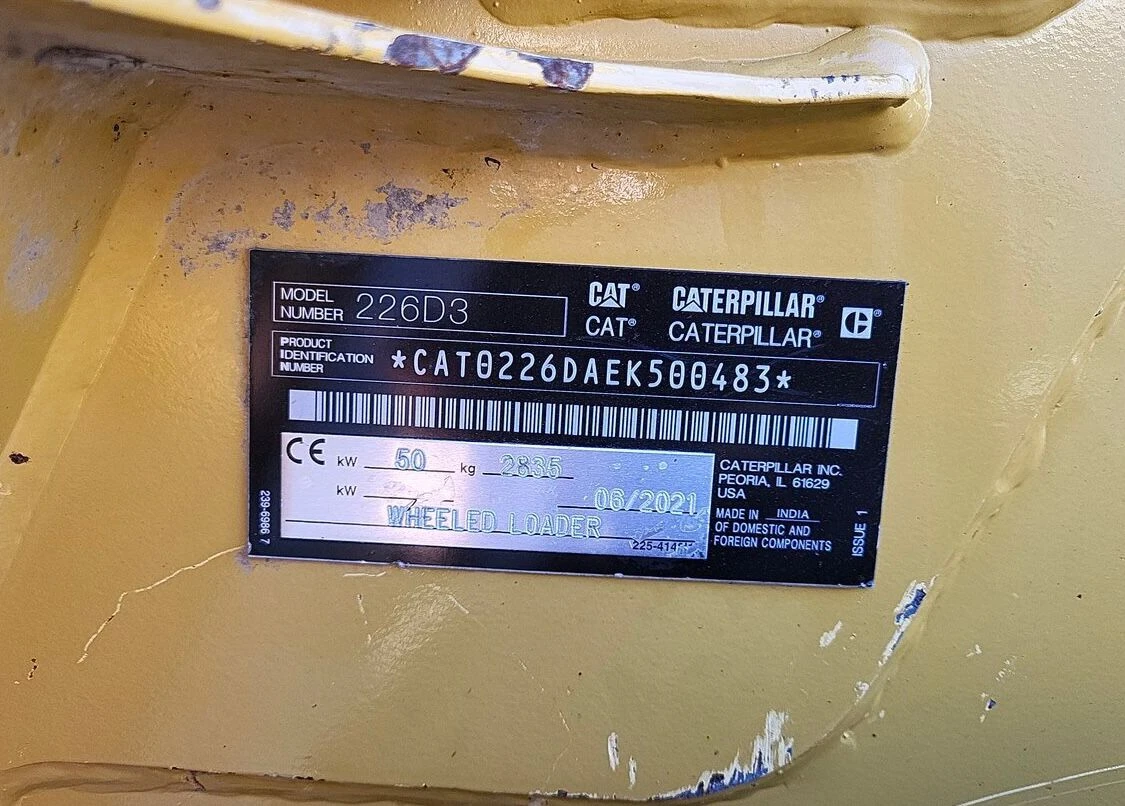 Челен товарач Caterpillar 226 D3 , снимка 5 - Индустриална техника - 54448908