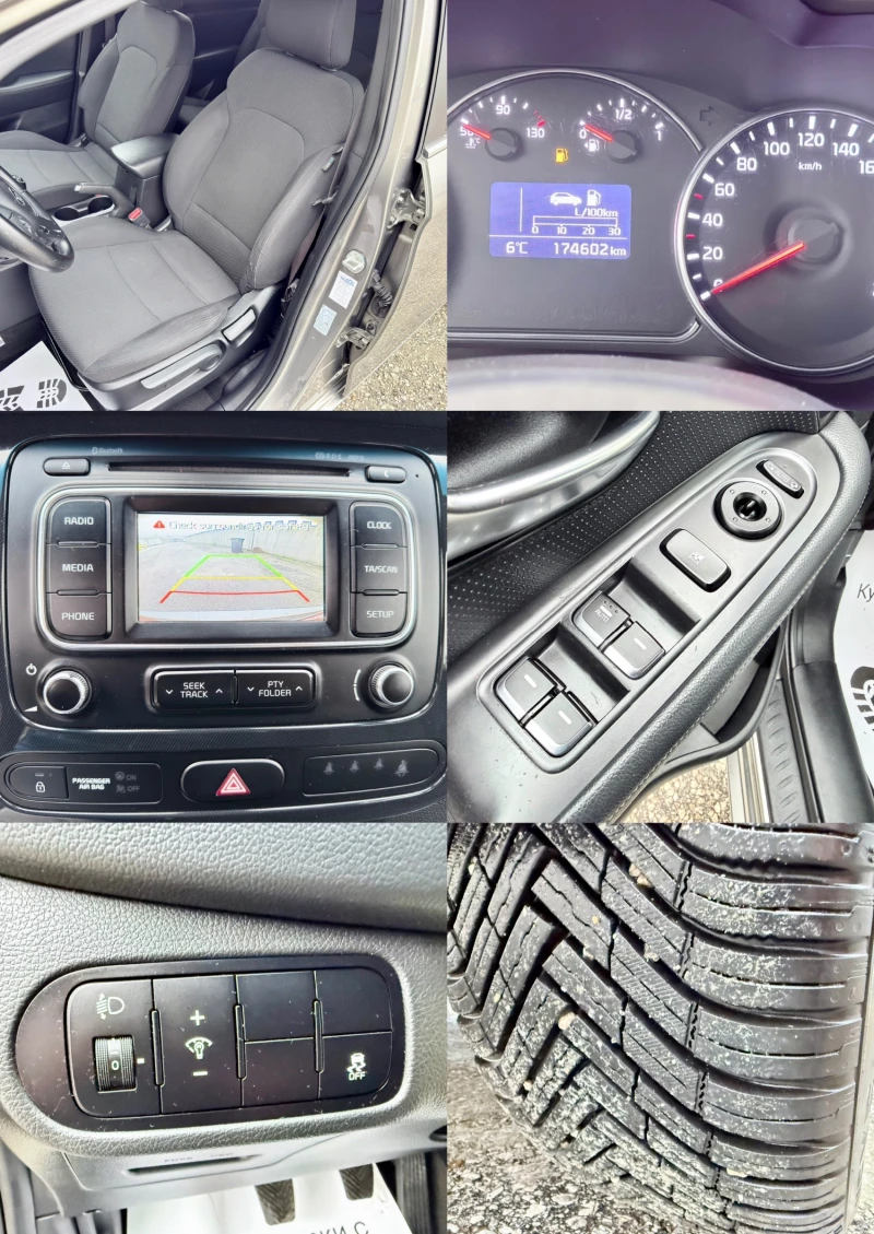 Kia Carens 1.7CRDI* 116k.c.Euro5B* KeyLess* ЛИЗИНГ* , снимка 15 - Автомобили и джипове - 52687085