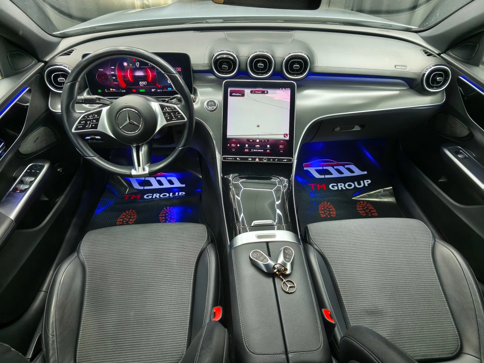Mercedes-Benz C 220 2.0d 200k.c MildHybrid Automatic Euro6D, снимка 11 - Автомобили и джипове - 54974656
