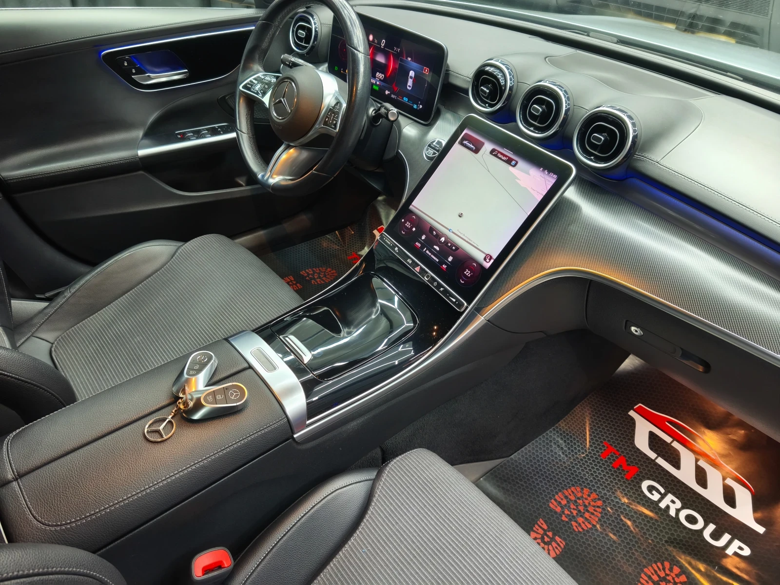 Mercedes-Benz C 220 2.0d 200k.c MildHybrid Automatic Euro6D, снимка 10 - Автомобили и джипове - 54974656