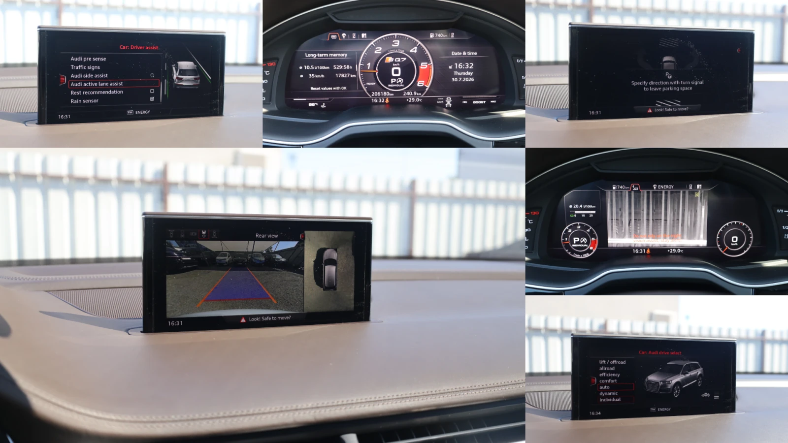Audi SQ7 4.0TDI Quattro AIR SoftClo Pano NightVis360 Обдух, снимка 14 - Автомобили и джипове - 55801527