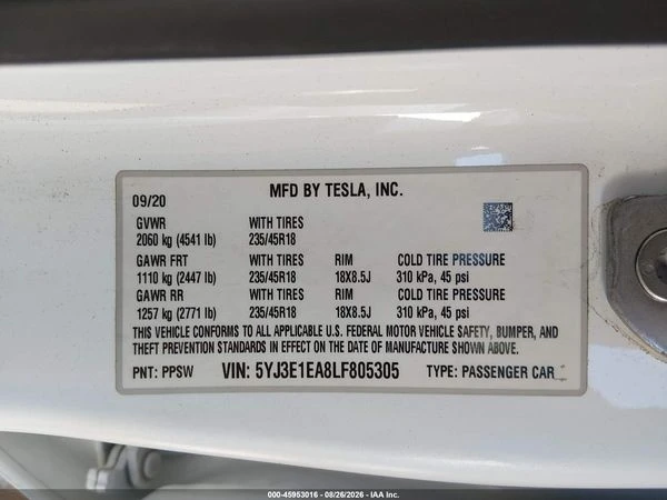Tesla Model 3, снимка 10 - Автомобили и джипове - 56198887