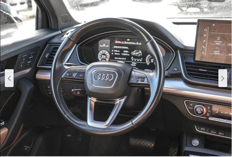 Audi Q5 2.0T* MATRIX* 360КАМЕРА* LANE* ASSIST* ПОДГРЕВ* , снимка 7 - Автомобили и джипове - 52933985