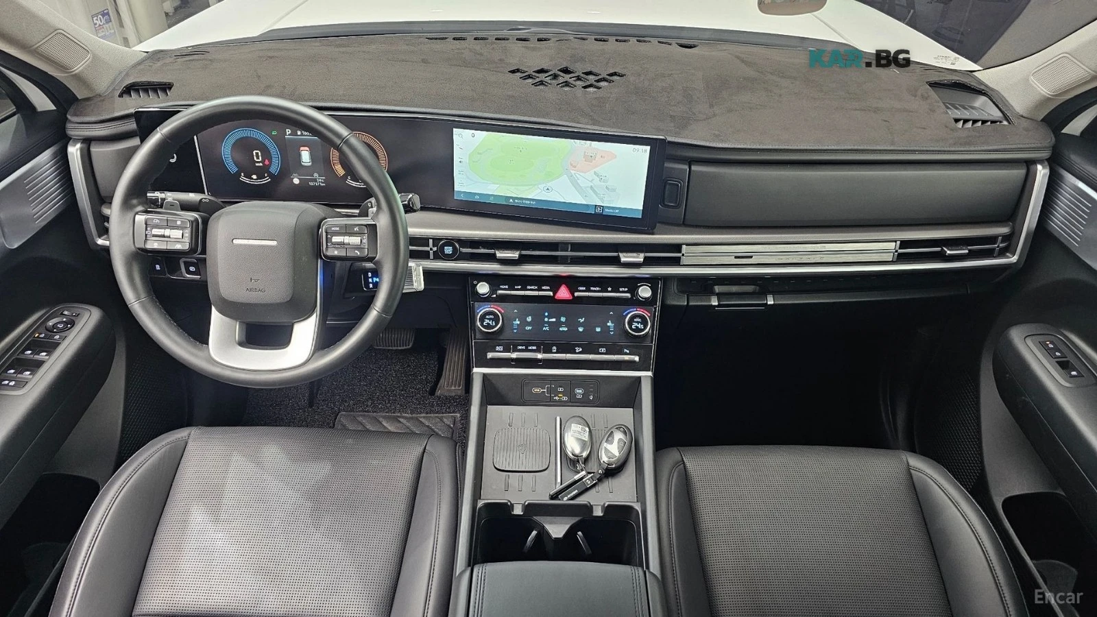 Hyundai Santa fe EXCLUSIVE* 2.5T* DISTRONIC* ПОДГРЕВ* ОБДУХ* КАМЕРА, снимка 5 - Автомобили и джипове - 55976952