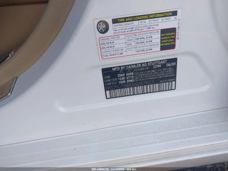 Mercedes-Benz S 550 5.5l, снимка 9 - Автомобили и джипове - 53326304