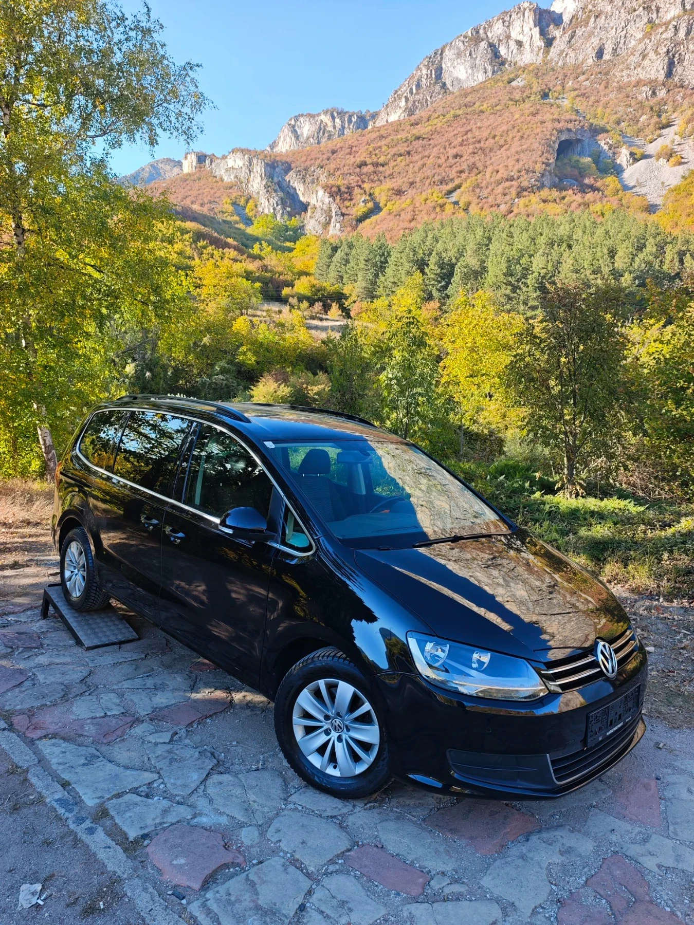 VW Sharan 2.0ТДИ Н.ВНОС, снимка 14 - Автомобили и джипове - 56629093