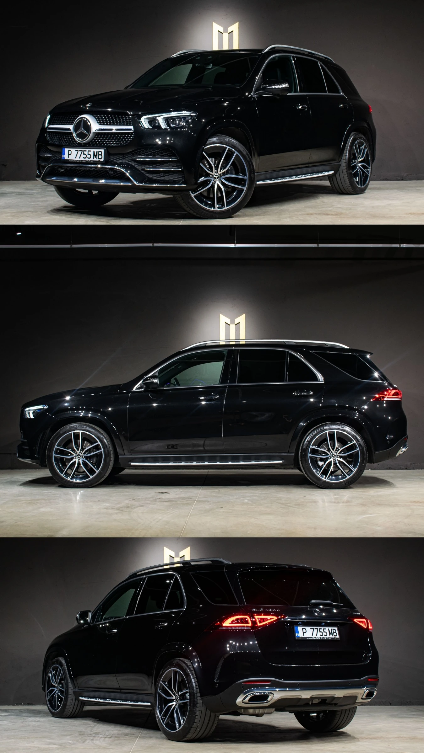 Mercedes-Benz GLE 400 d/AMG/Multibeam/Burmester/Сервизна История, снимка 3 - Автомобили и джипове - 54994629