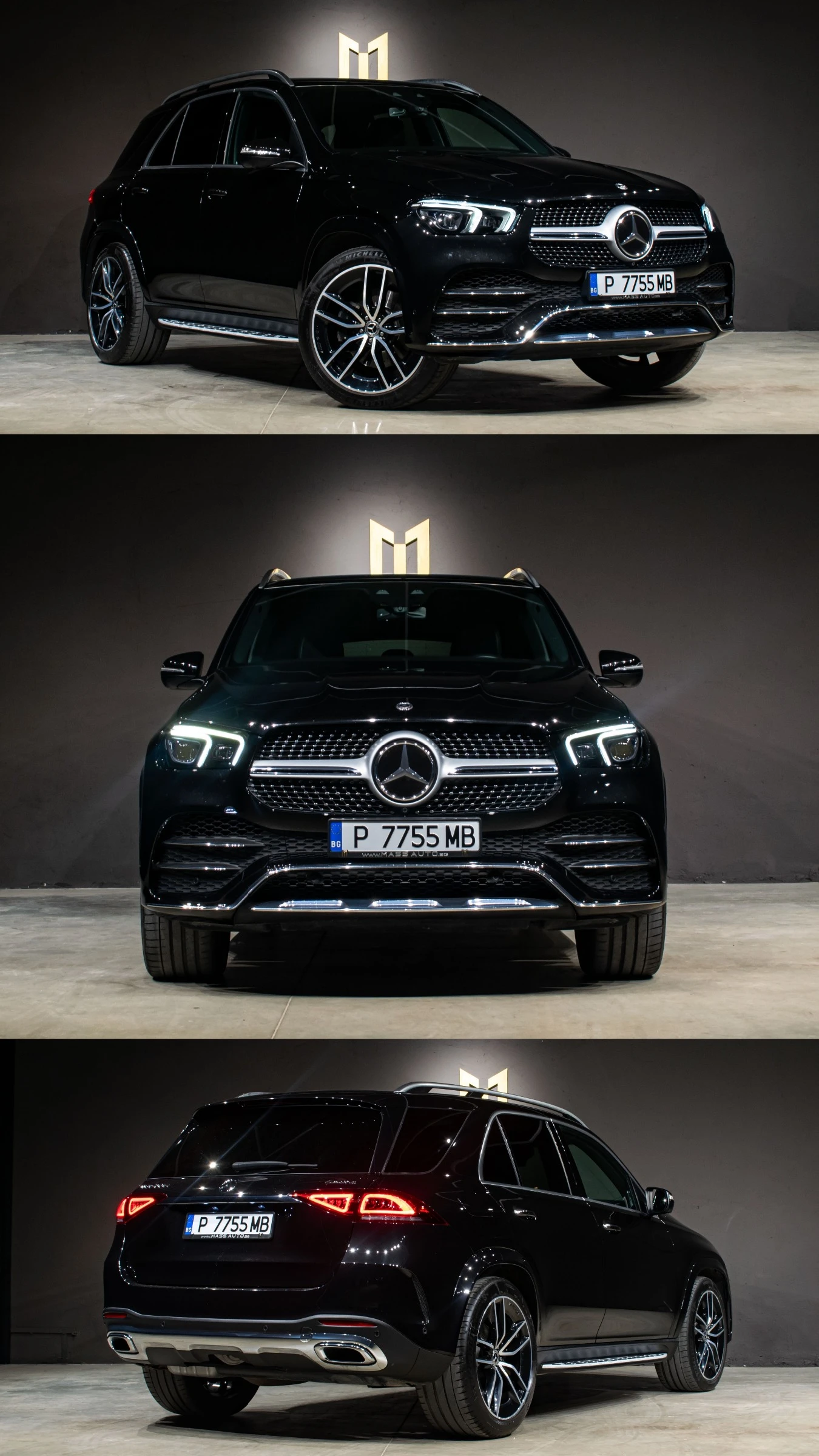 Mercedes-Benz GLE 400 d/AMG/Multibeam/Burmester/Сервизна История, снимка 2 - Автомобили и джипове - 54994629