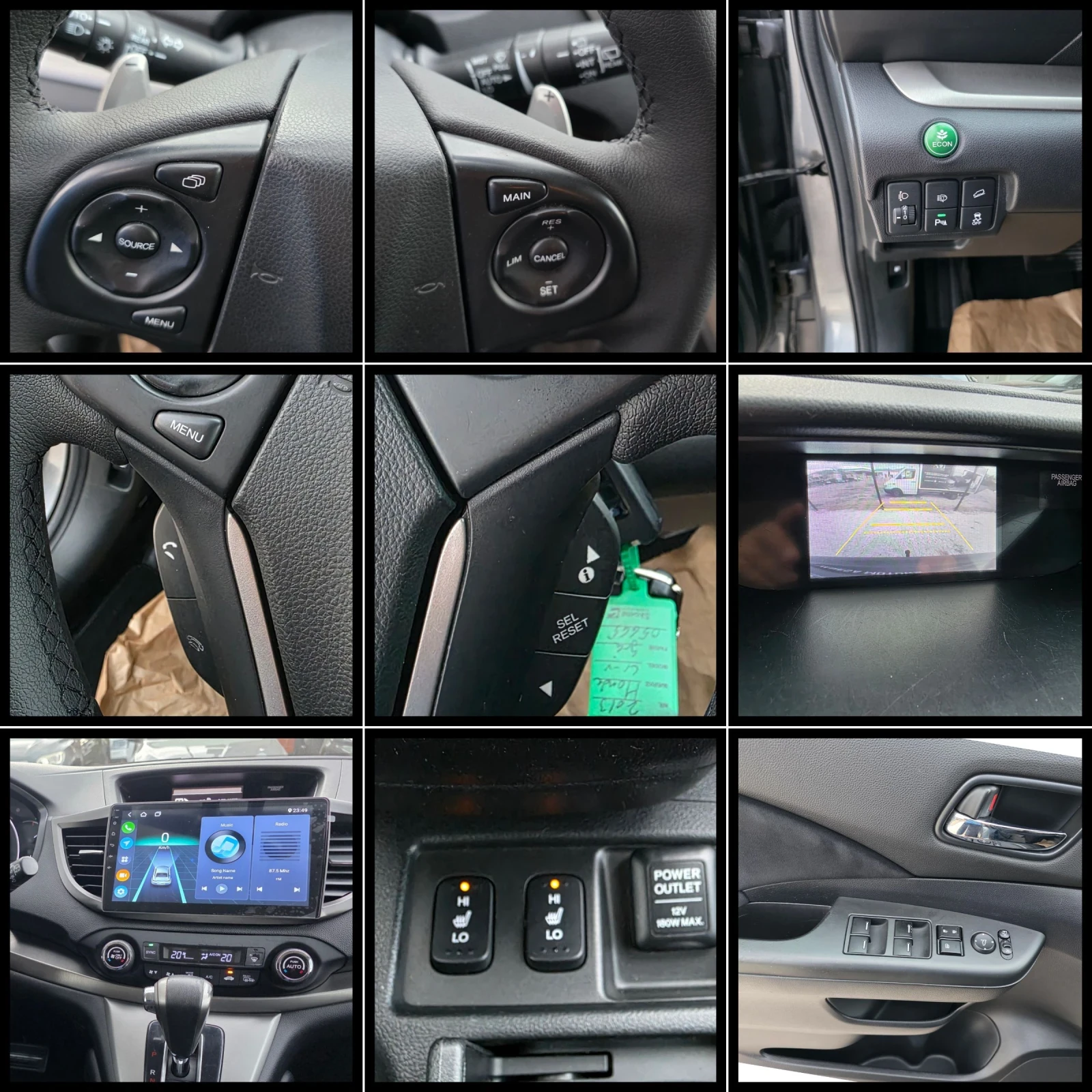 Honda Cr-v Навигация Камера 4х4 Подгрев , снимка 9 - Автомобили и джипове - 55214493