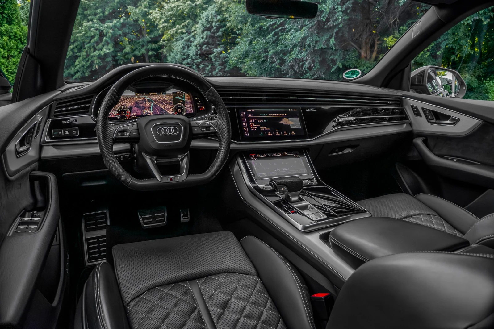 Audi Q8 50TDI* S-LINE* PANO* BANG&OL* HEAD UP* MASSAGE, снимка 14 - Автомобили и джипове - 55547982